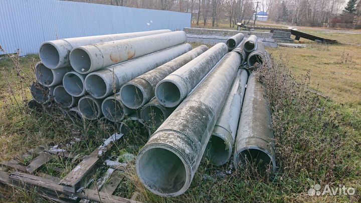 Труба асбестоцементная 300 и 400мм. Балка фбс 6м