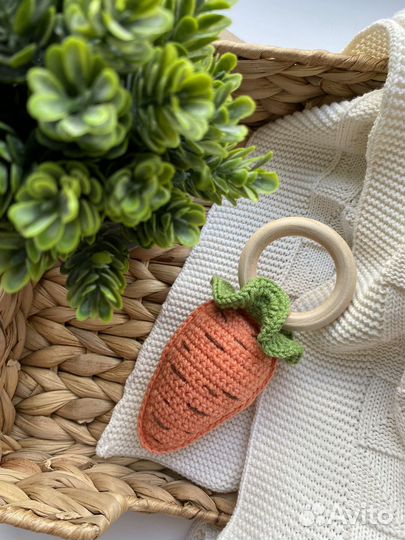 Вязаный зайка, мишка ручной работы