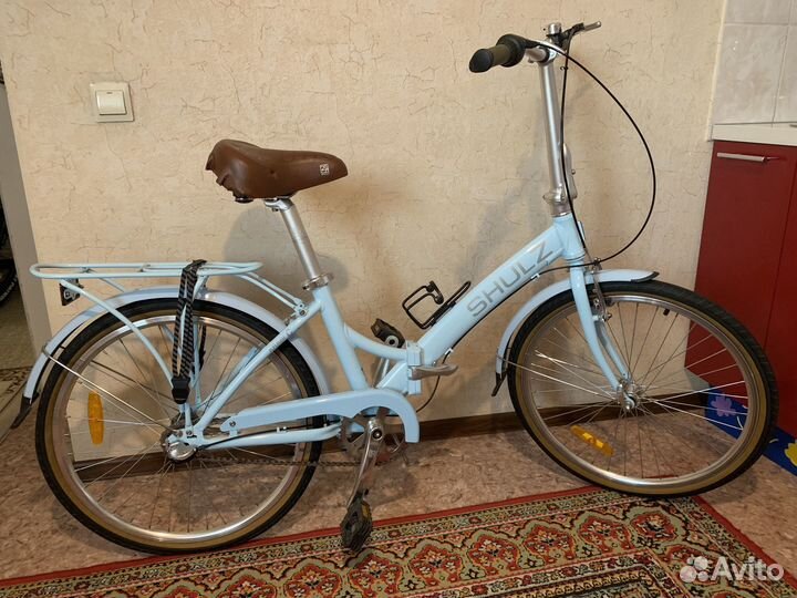 Складной велосипед shulz Krabi Coaster (голубой)