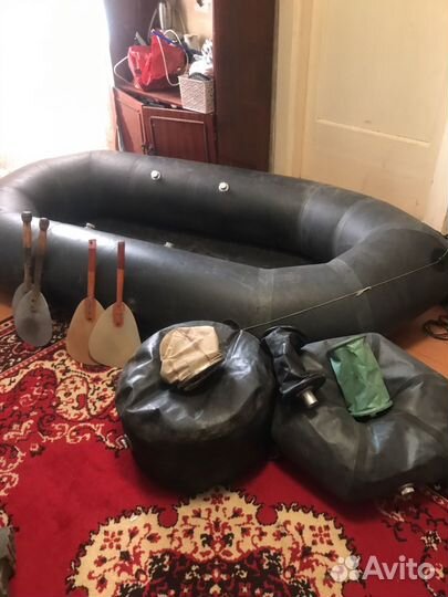 Лодка надувная двухместная