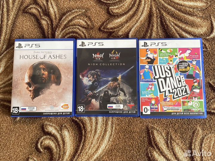 Игры на дисках для ps5