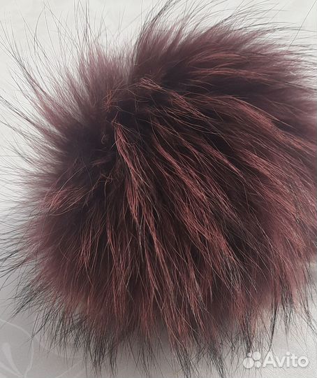 Меховые помпоны натуральные