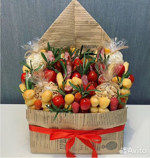 Мужские букеты съедобные