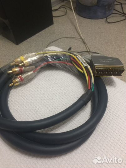 Набор аудио-видео кабелей,различных разъёмов для т