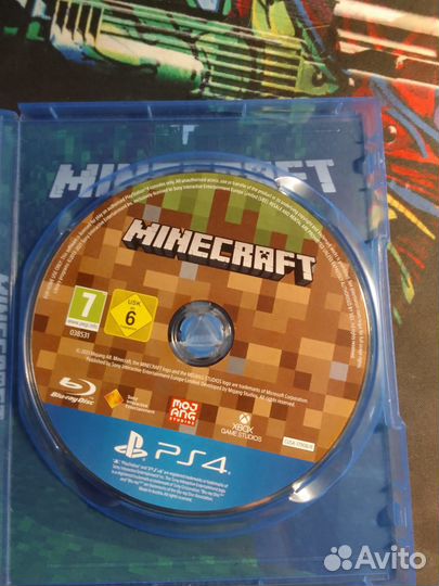 Диски на ps4 майнкрафт