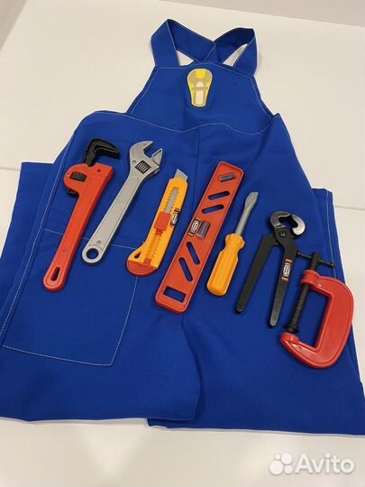 Костюм механика для игр с набором инструментов