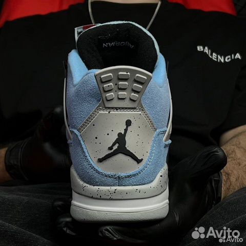 Кроссовки Nike Air jordan 4 retro university blue