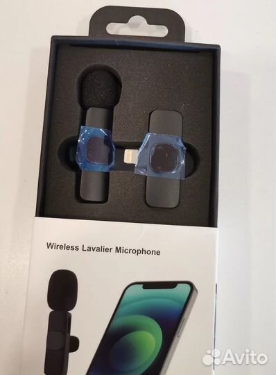 Беспроводной петличный микрофон для iPhone новый