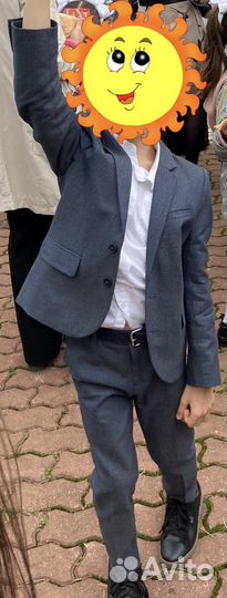 Школьный костюм hm для мальчика 128