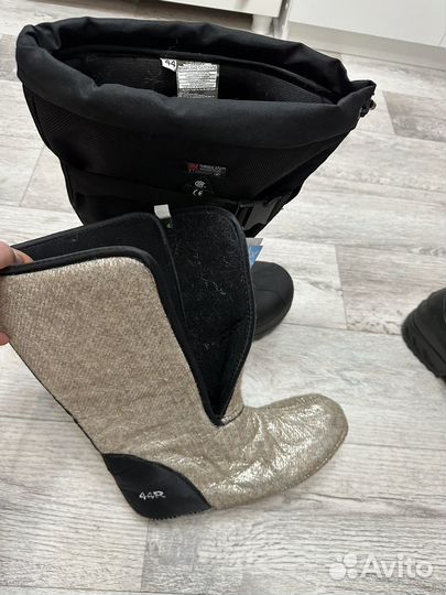 Мужские зимние баффины 44размер