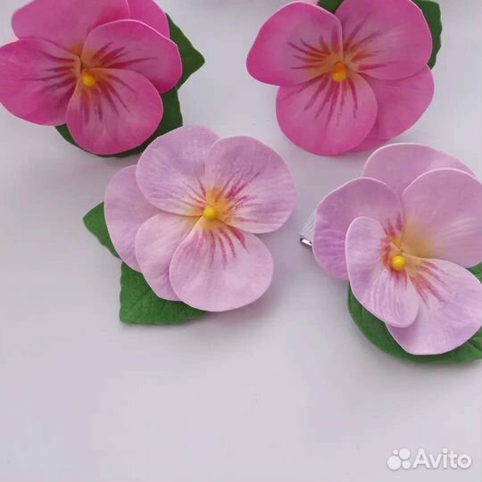 Резиночки для волос ручной работы