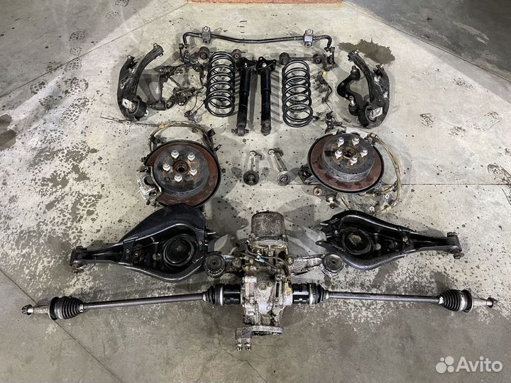 Highlander 3 III 2013- Задняя подвеска в сборе