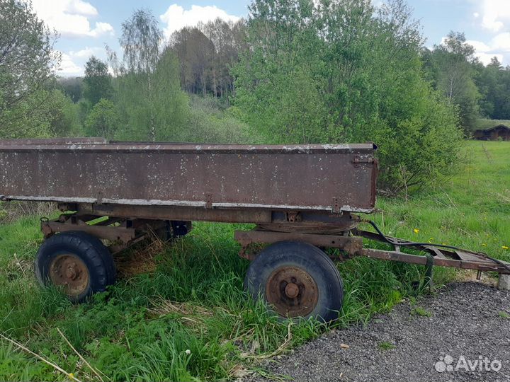 Прицеп цельнометаллический, для трактора