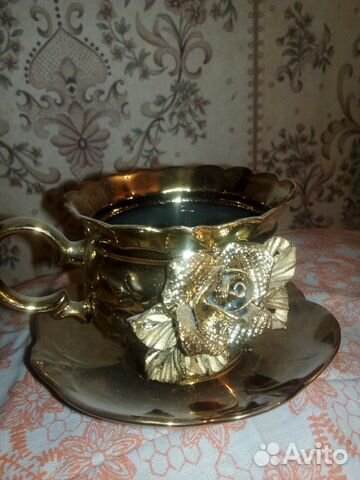 Чайный сервиз золотой