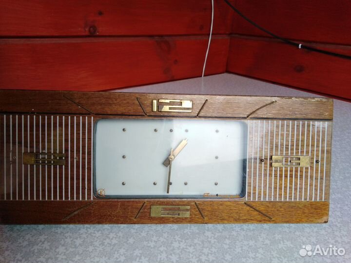 Часы настольные СССР янтарь