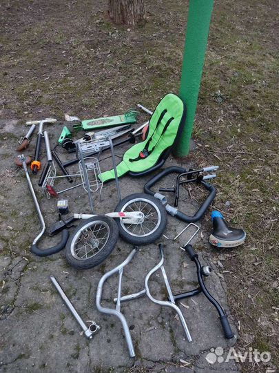 Запчасти велосипедов, самокатов