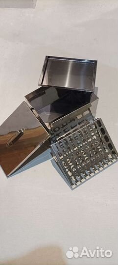 Коптильня горячего копчения из нержавеющей стали