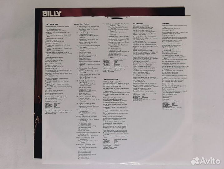 LP Billy Joel - Storm Front Holland CBS 1989г