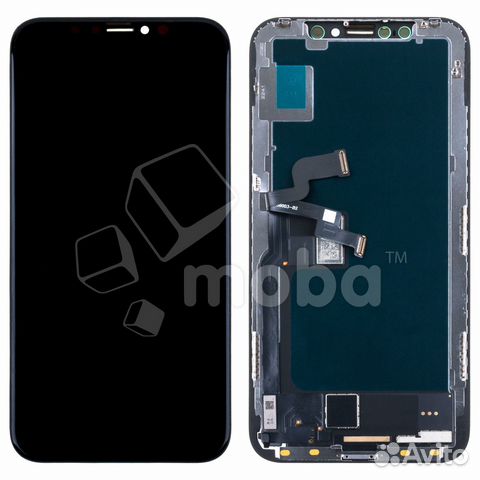Дисплей для iPhone X с тачскрином Черный- (In-Cell