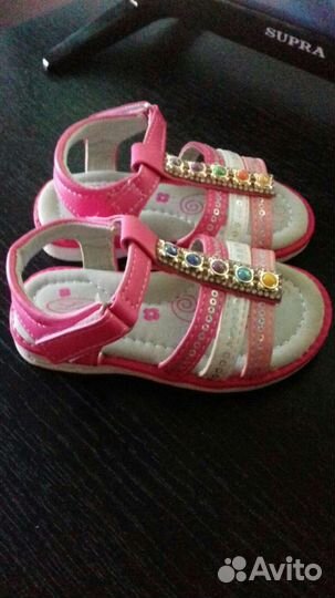 Босоножки для девочки 20 размер новые