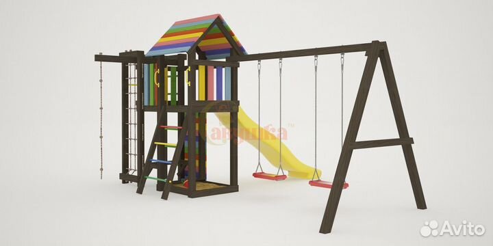 Детская площадка Савушка Мастер 10 (Brown Color)
