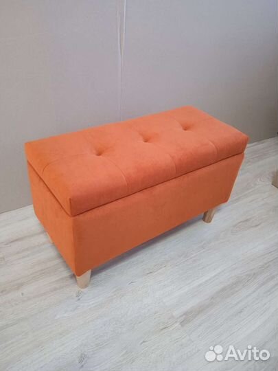 Банкетка пуфик с ящиком