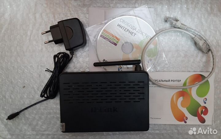 Wi-Fi роутер D-Link DSL-2640U