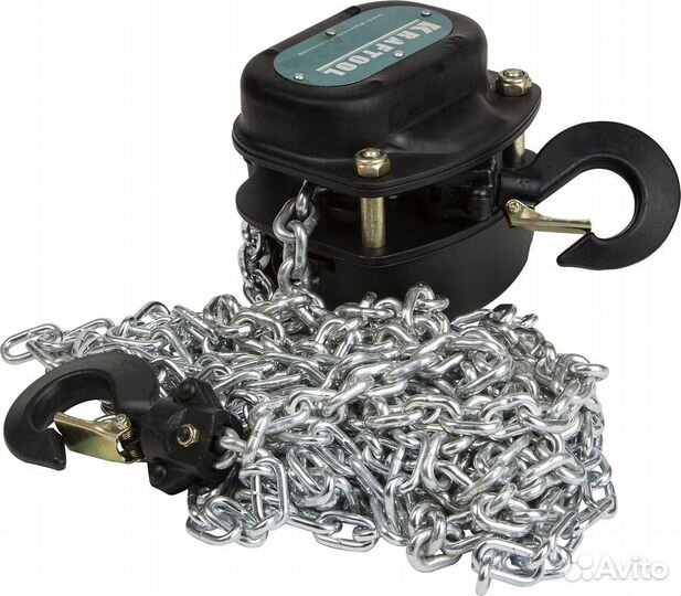 Ручная цепная таль 2т 3м kraftool 43087-2
