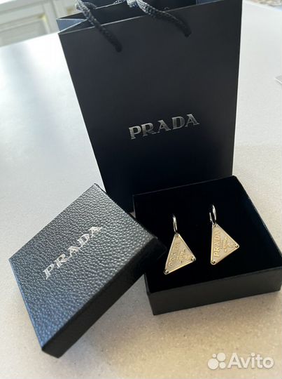 Серьги Prada