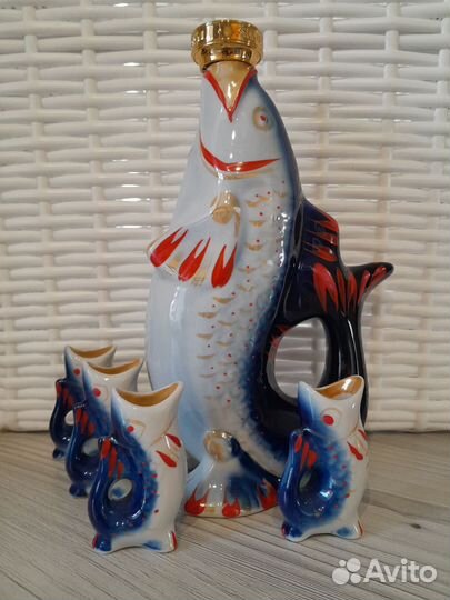 Набор графин (штоф и рюмки (стопки) для водки СССР