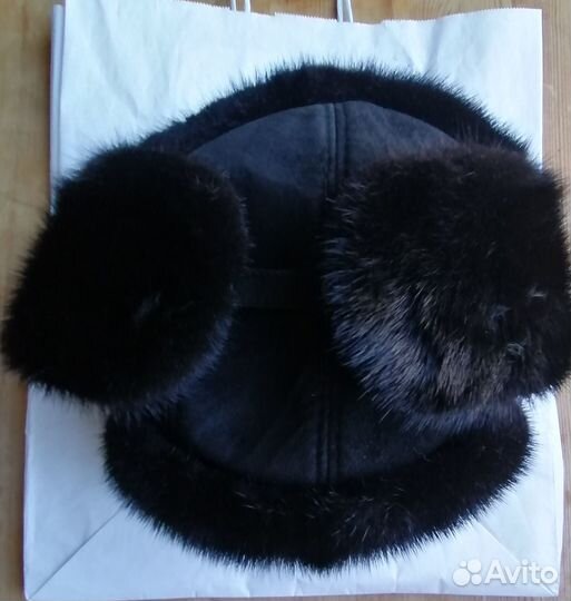 Шапка ушанка норка
