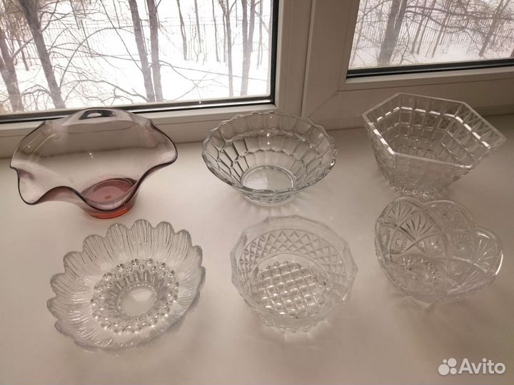 Посуда вазы хрусталь стекло
