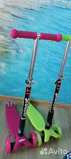 Самокат детский трехколесный новый