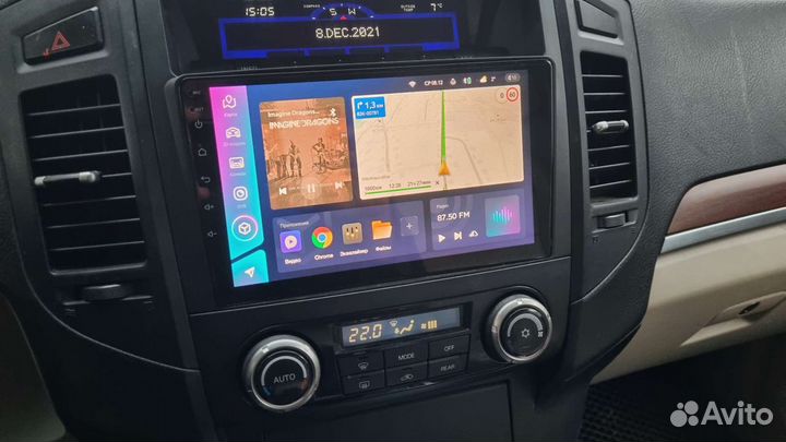 Штатные андроид магнитолы для Mitsubishi Pajero 4