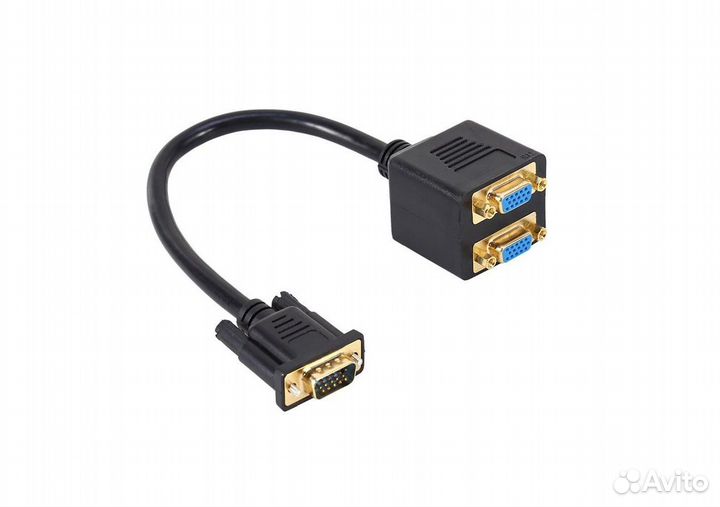Разветвитель VGA - 2 VGA, Hoвый