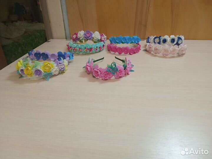 Ободки с цветами