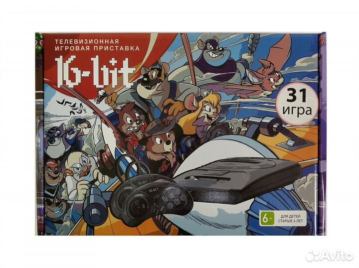 Sega игровая приставка 16-бит Чип и Дэйл 31 игра