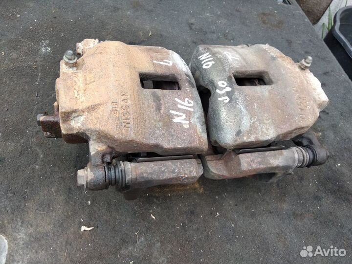 Суппорт тормозной ниссан альмера n16