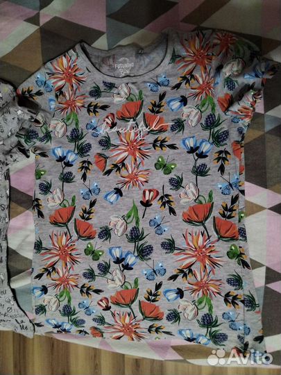 Футболки для девочки и колготки капроновые