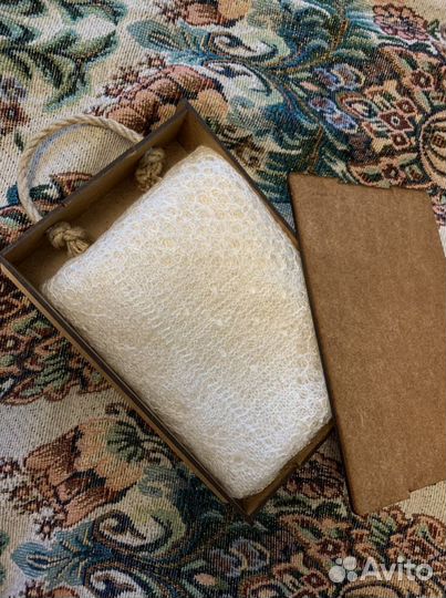 Оренбургский пуховый платок(палантин)