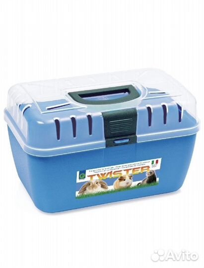 Угловой туалет средний, клетка переноска и поилка