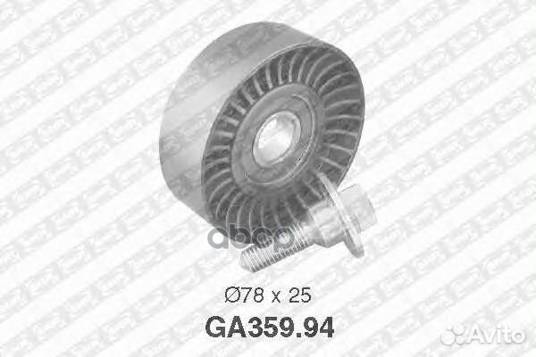 Ролик ремня приводного PSA C5/206/307/406/407