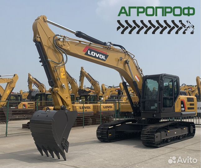 Гусеничный экскаватор Lovol FR220D, 2024