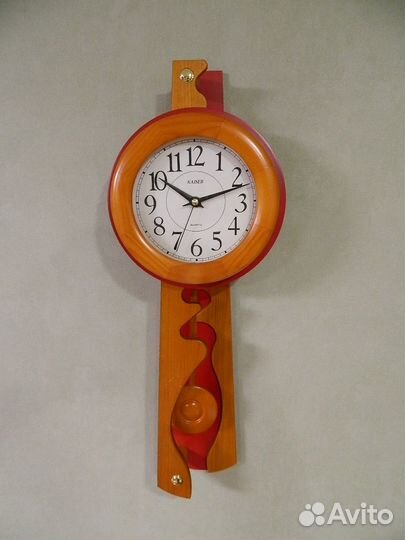 Интерьерные часы Kaiser Натуральное дерево