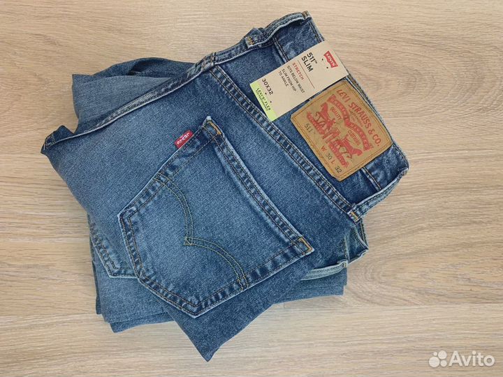 Оригинальные Джинсы Levis Men 511 Slim Stretch