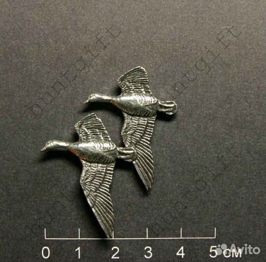 Охотничий Значок Гуси в Подарок Охотнику