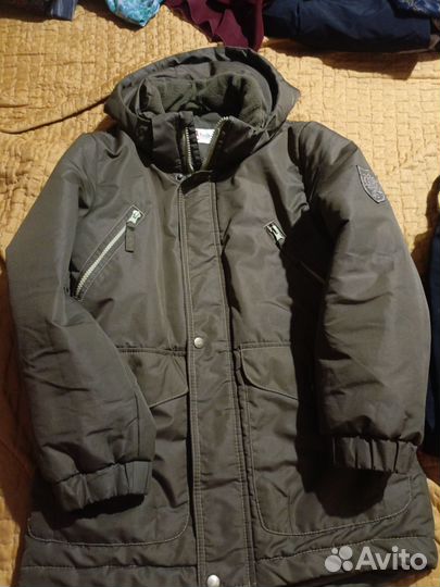 Пакет теплых вещей на мальчика 140