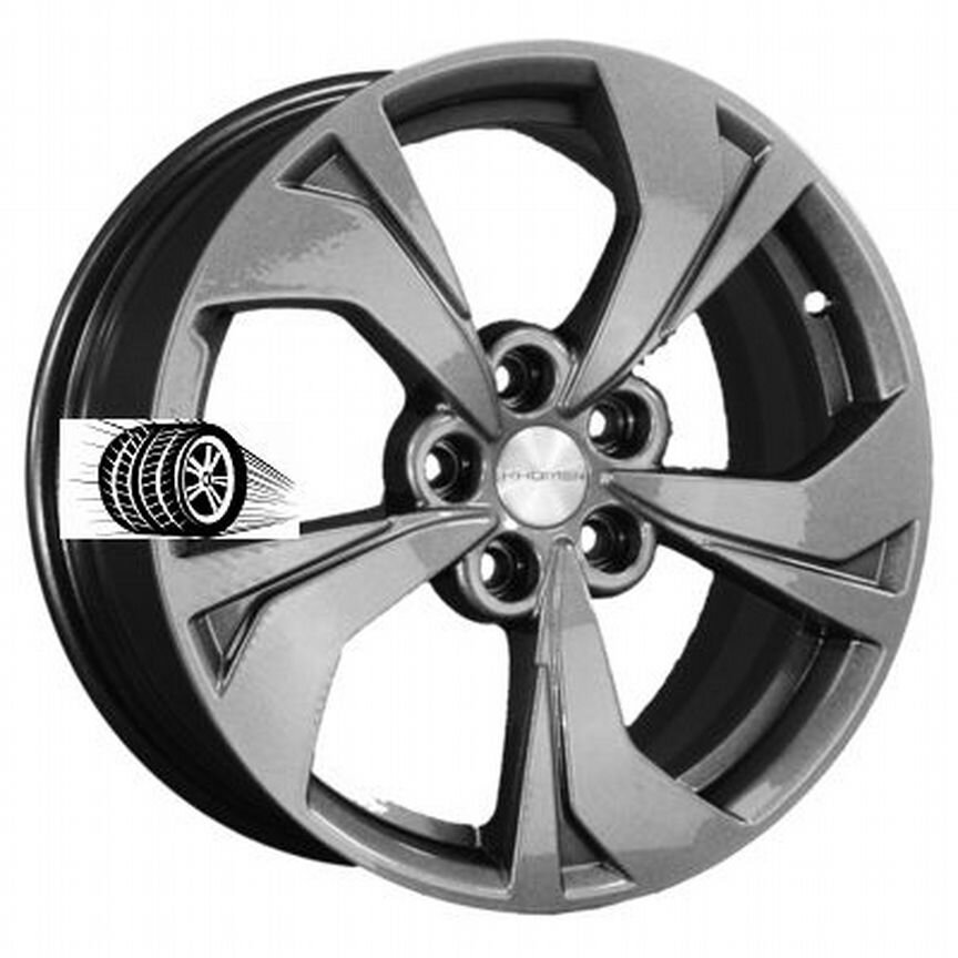 Литые диски Khomen Wheels 7×R17 5×114.3