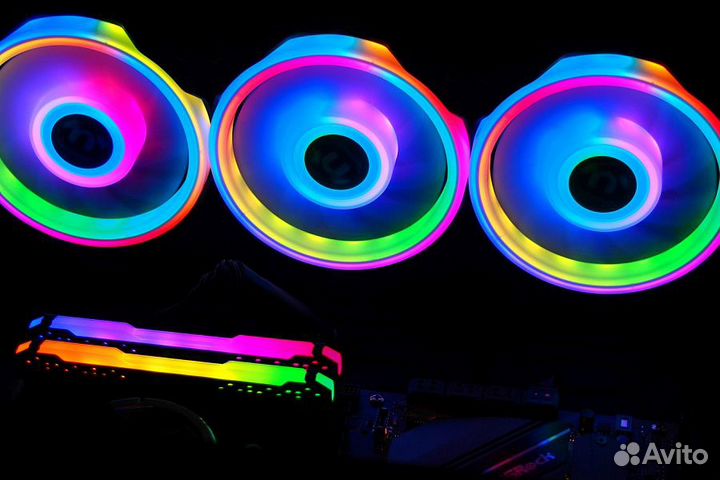 Thermaltake Riing Quad 12 (10 штук)