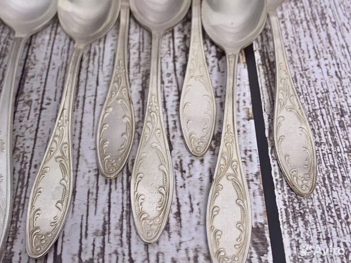 Мельхиоровые ложки СССР винтаж